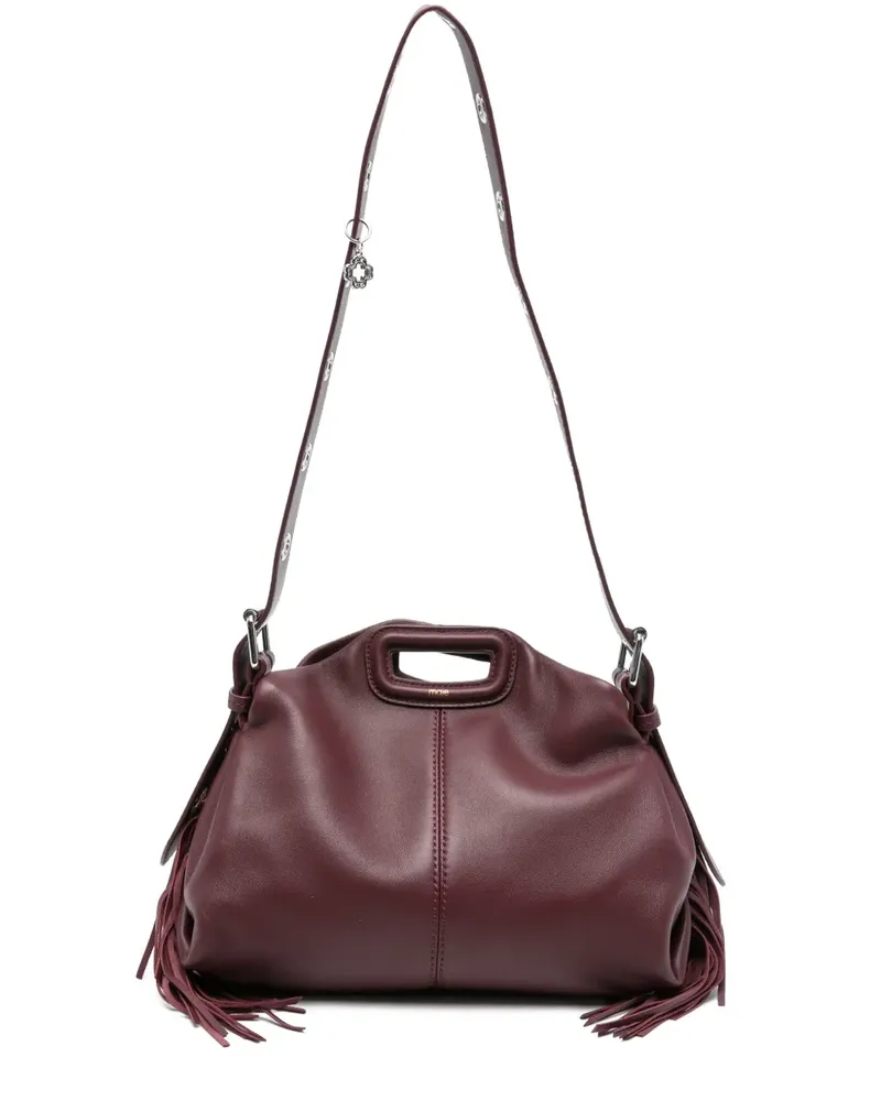Maje Handtasche mit Fransen - Rot Rot