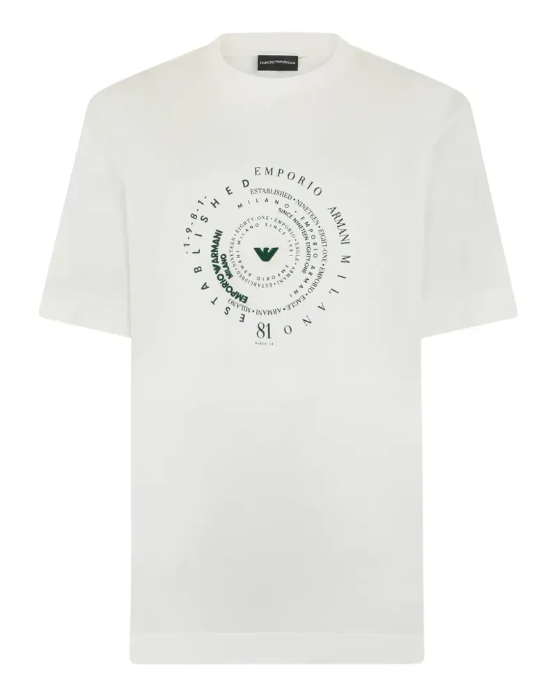 Emporio Armani printed T-shirt - Weiß Weiß
