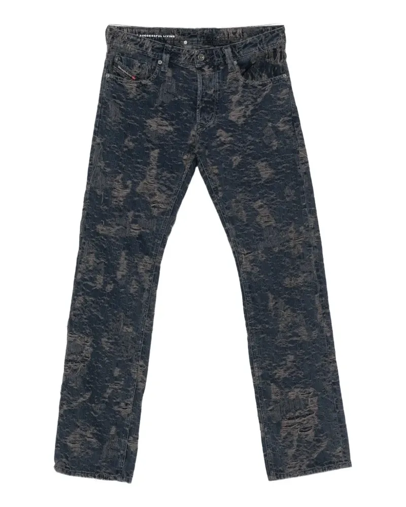 Diesel 1985 Laekee Jeans im Distressed-Look - Blau Blau