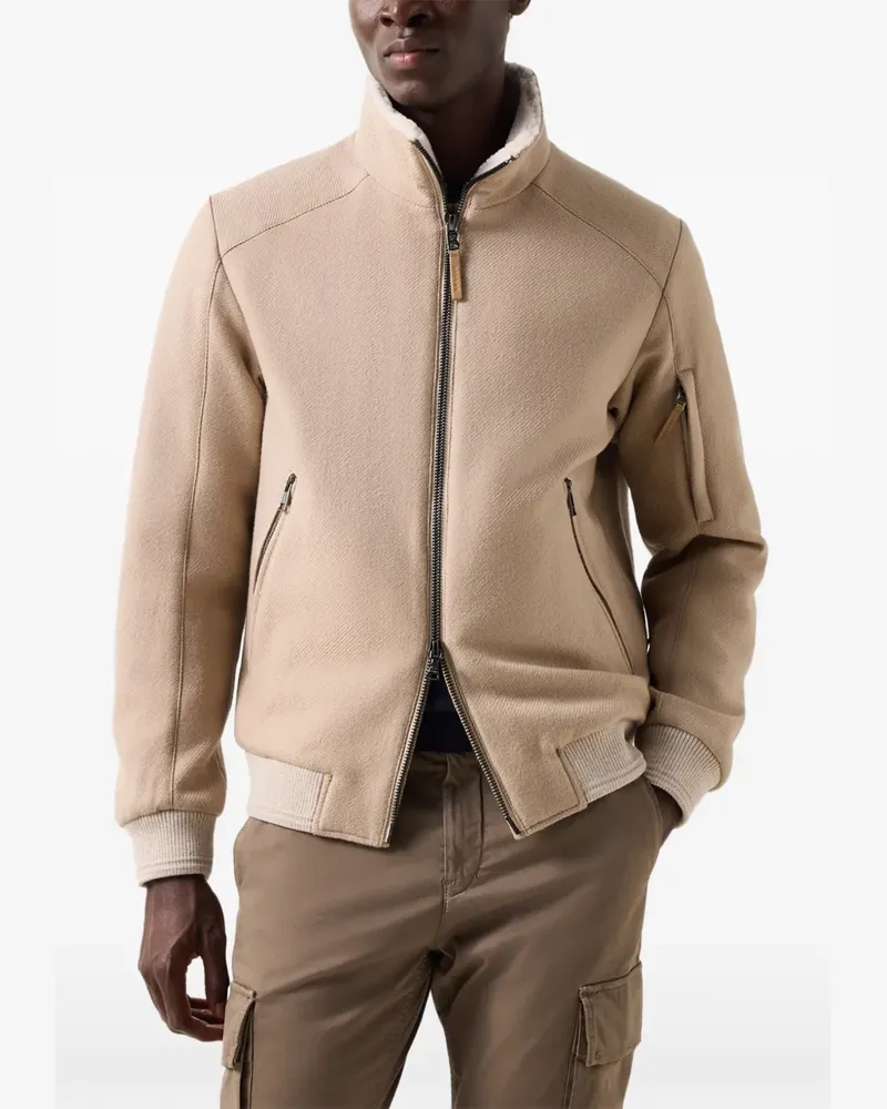 Bogner Teryl virgin-wool jacket - Nude Nude
