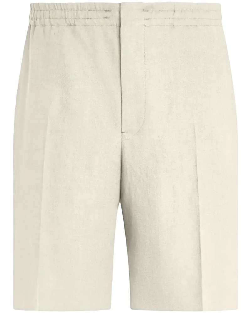 Ermenegildo Zegna Oasi Lino Shorts - Weiß Weiß