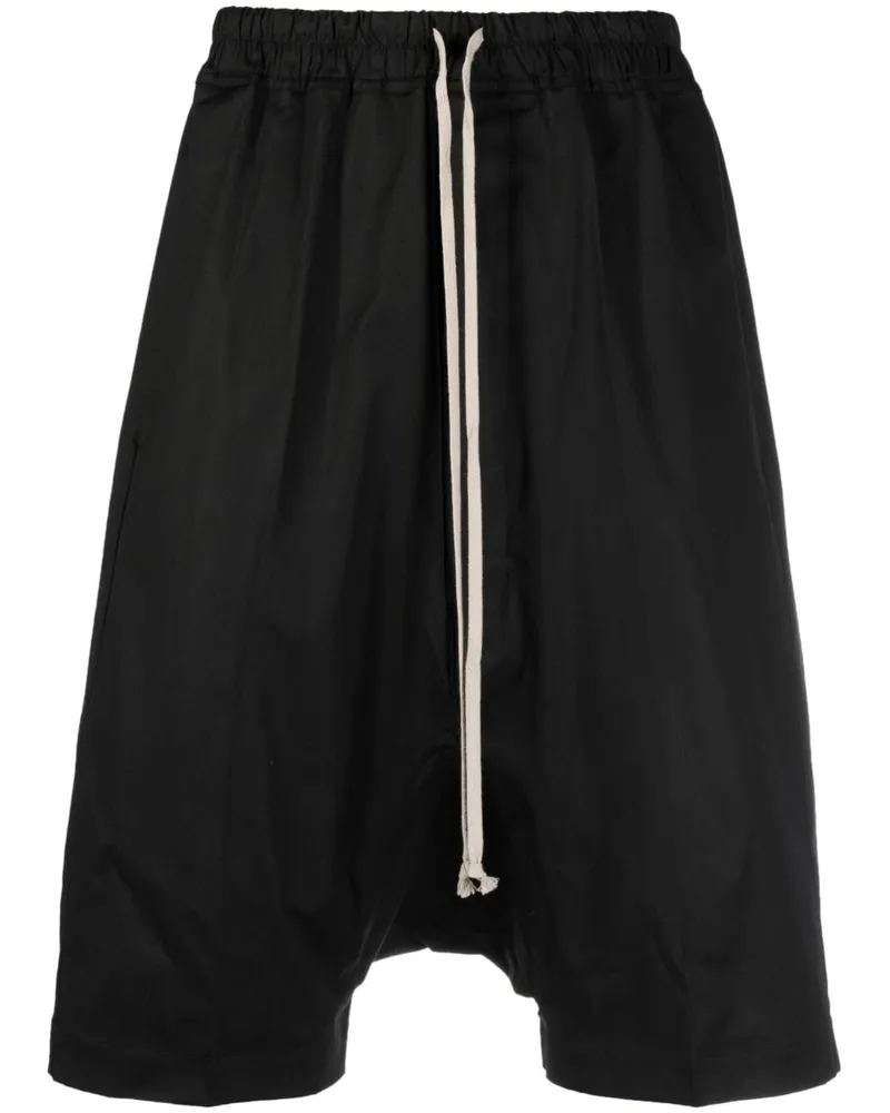 Rick Owens Baggy-Shorts mit Kordelzug - Schwarz Schwarz