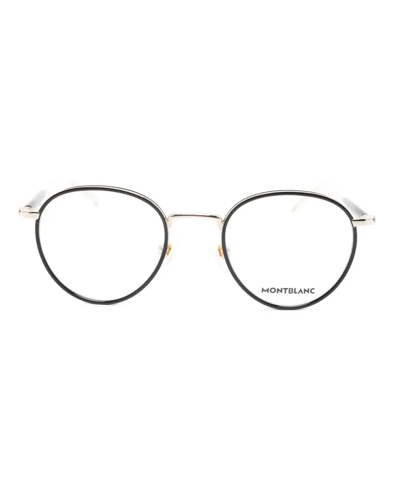 Montblanc Brille mit rundem Gestell - Gold Gold