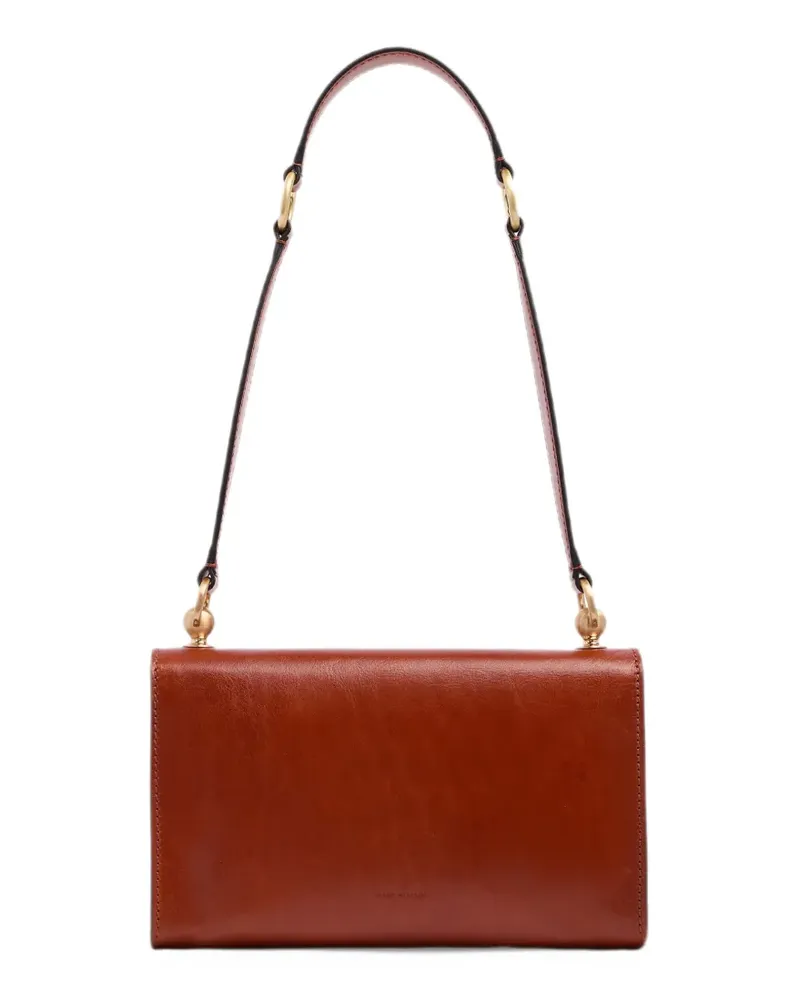 The Bridge Schultertasche aus Leder - Braun Braun