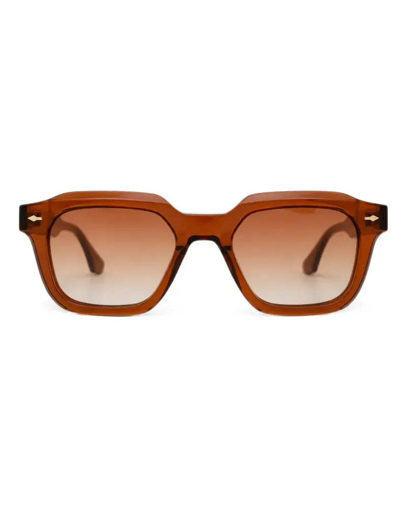 Kat Maconie Nova geometric-frame sunglasses - Braun Braun
