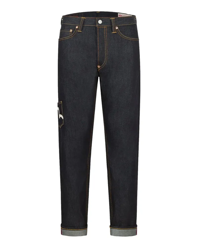 Evisu Seagull multi-pocket jeans - Schwarz Schwarz