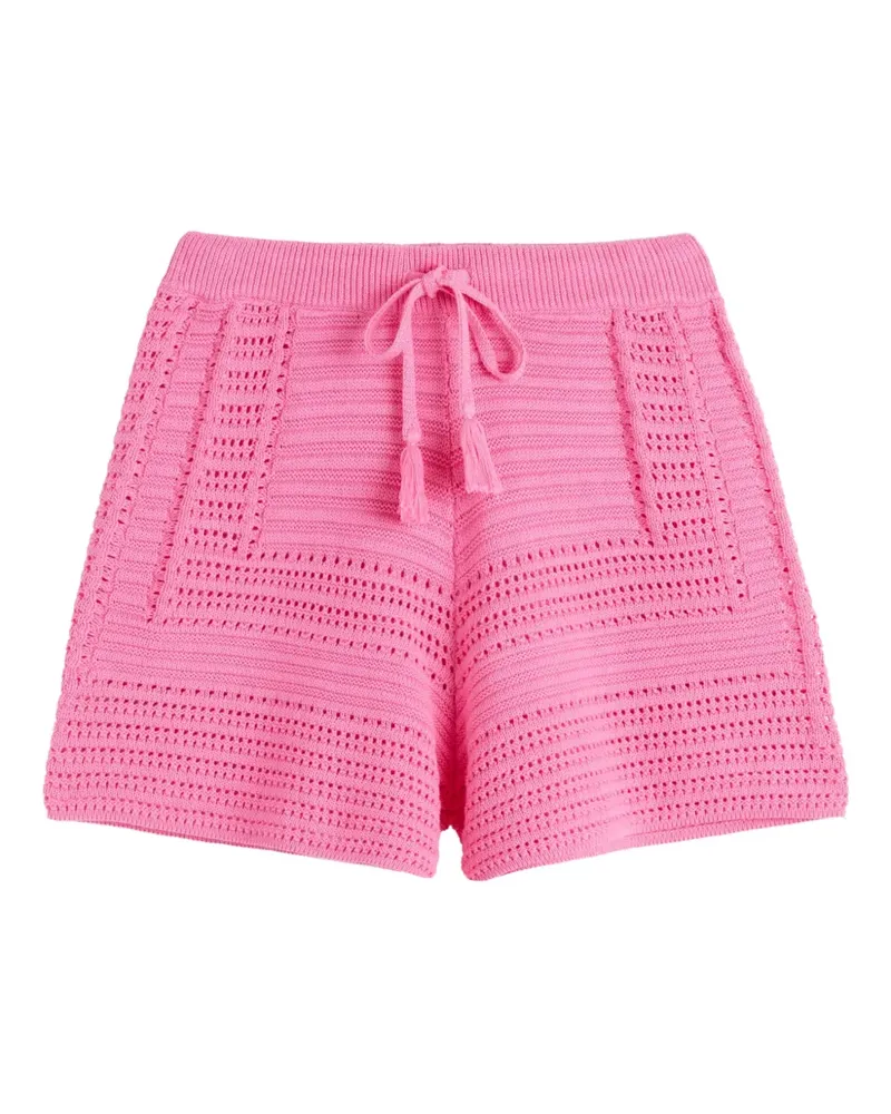 Chinti & Parker Gehäkelte Shorts - Rosa Rosa