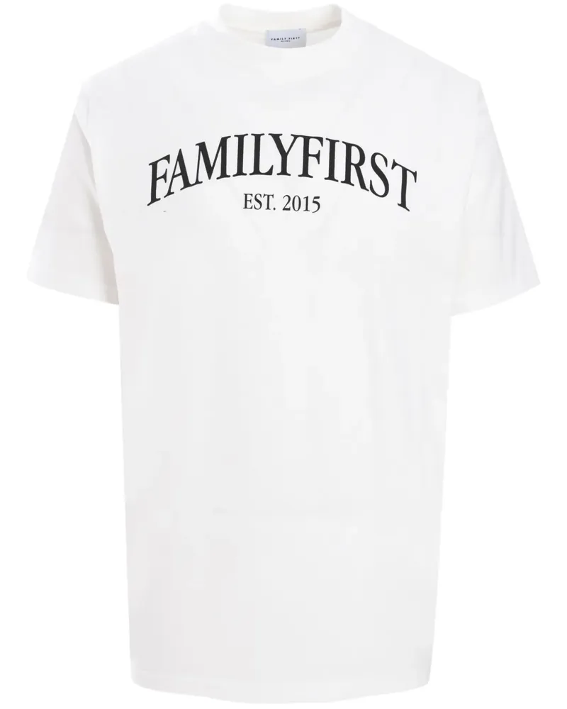 Family First Est. 2015 T-Shirt - Weiß Weiß