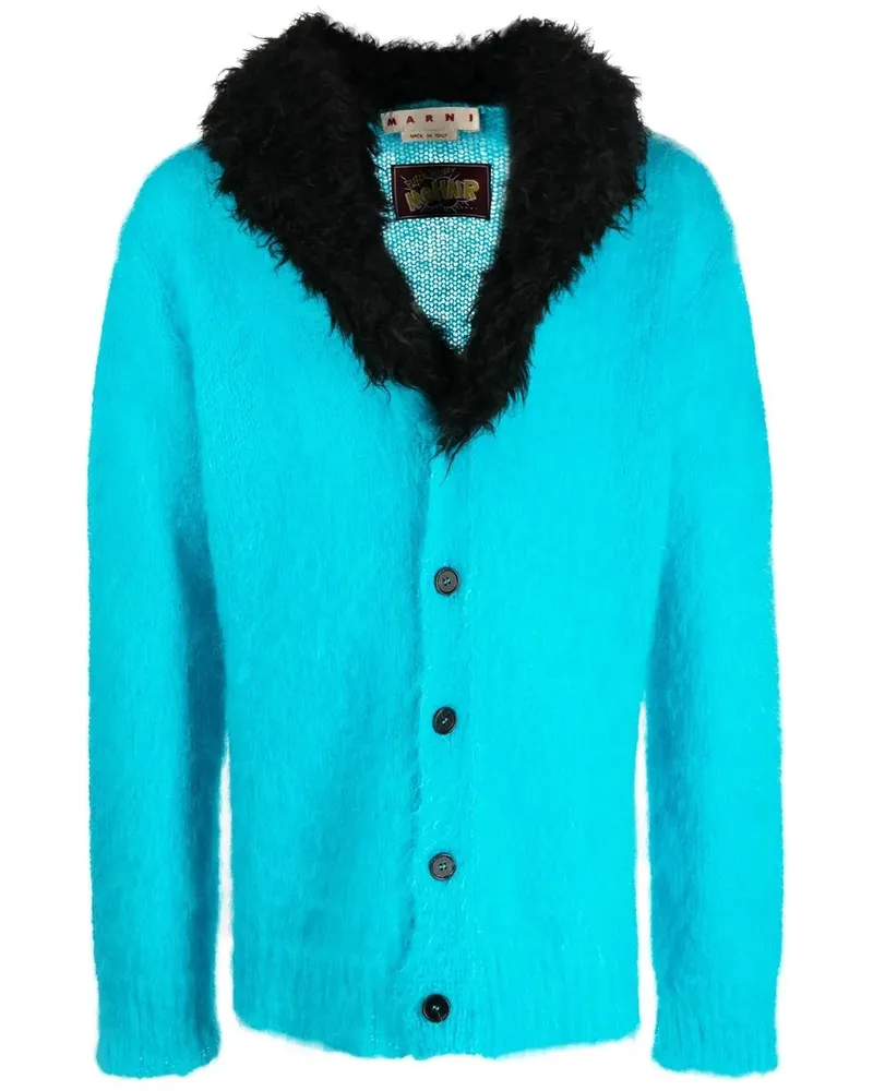Marni Cardigan mit V-Ausschnitt - Blau Blau