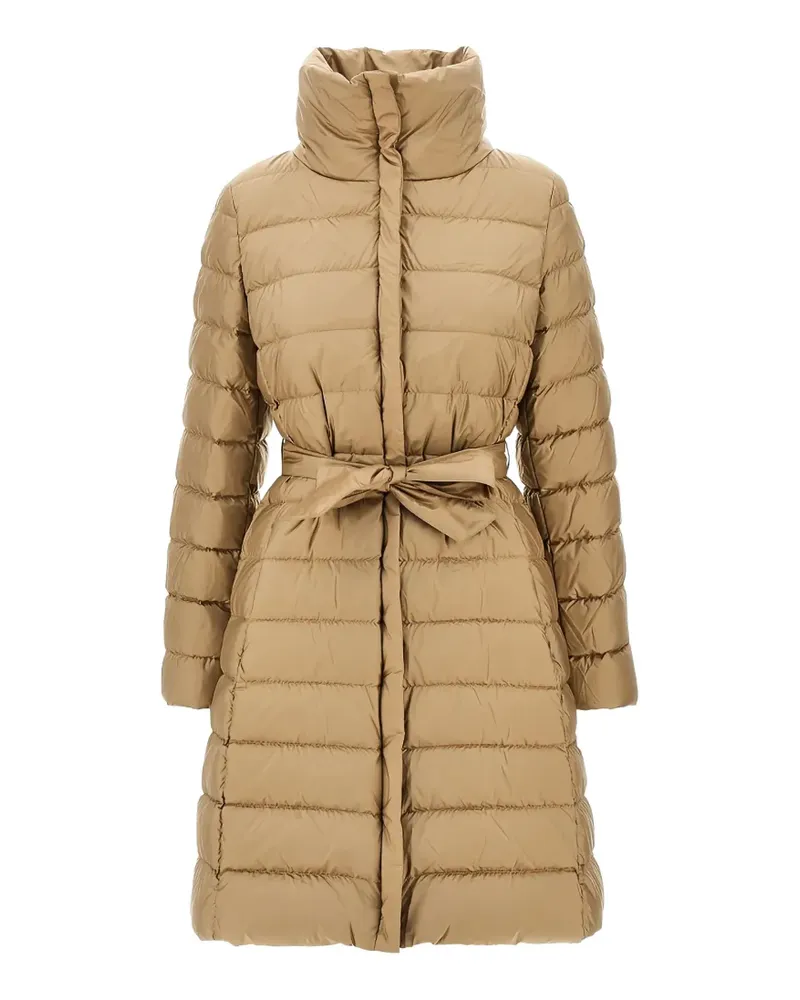 Max Mara quilted belted jacket - Nude Nude