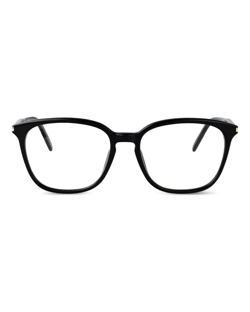 Saint Laurent Brille mit eckigem Gestell - Schwarz Schwarz