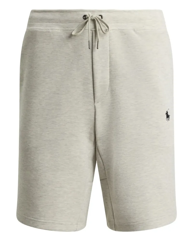 Ralph Lauren Gestrickte Joggingshorts mit Stickerei - Grau Grau