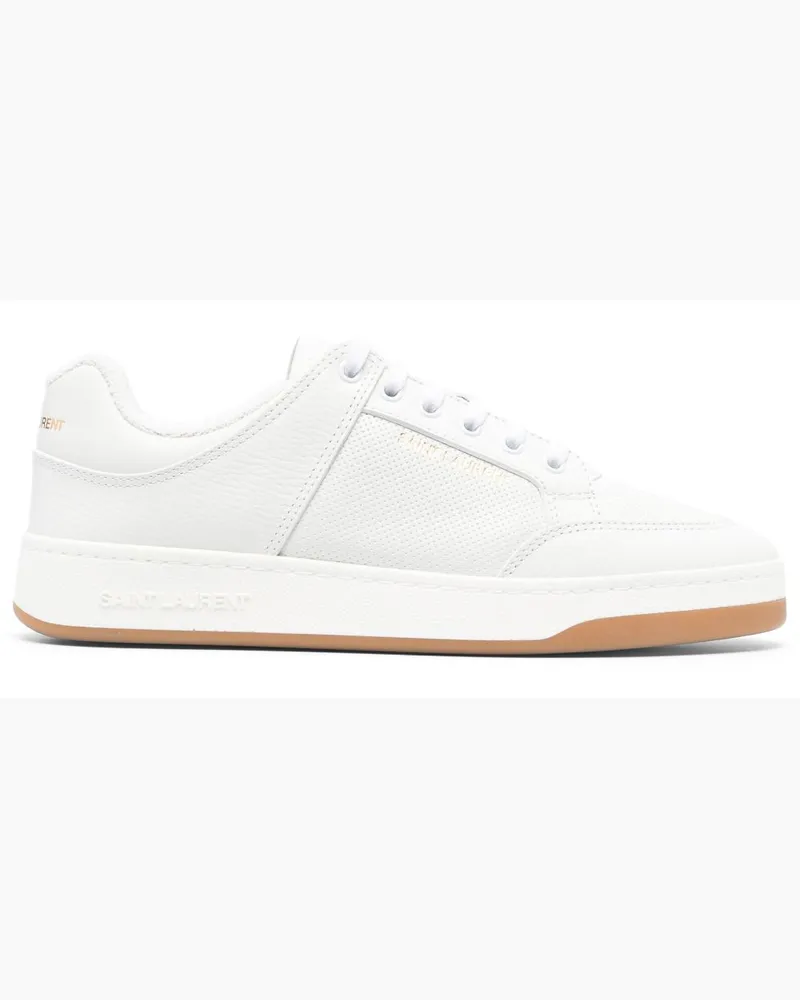 Saint Laurent Perforierte SL/61 Sneakers - Weiß Weiß