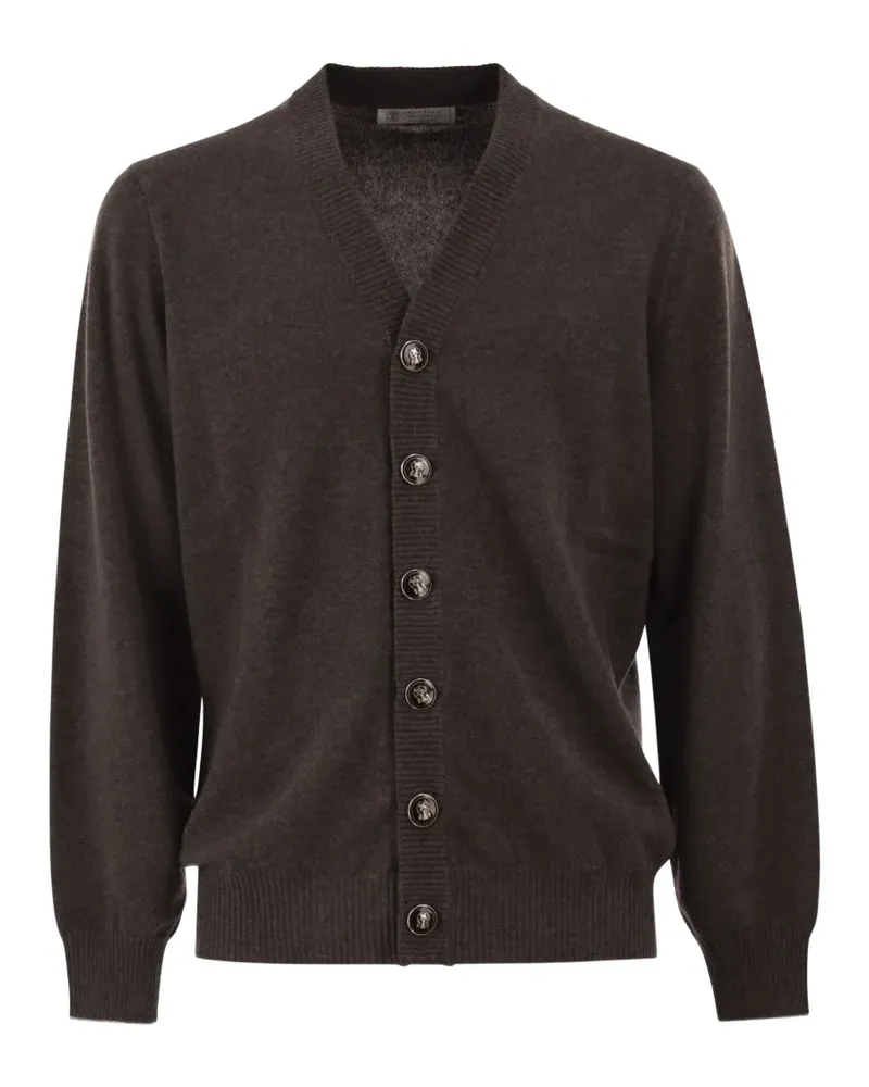 Brunello Cucinelli Cardigan aus Kaschmir - Grau Grau