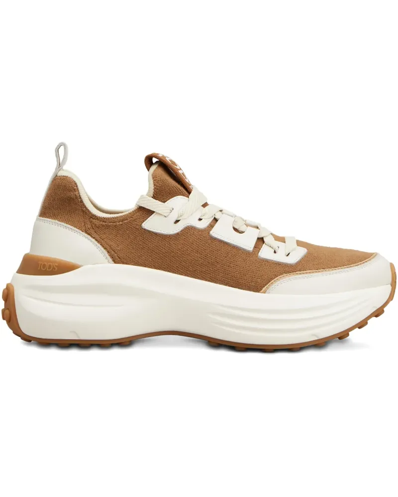 TOD'S Sneakers mit Logo-Detail - Braun Braun