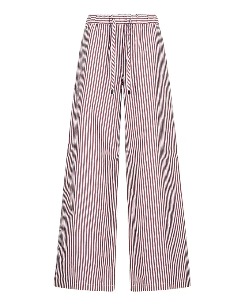 ATTICO striped drawstring trousers - Rot Rot