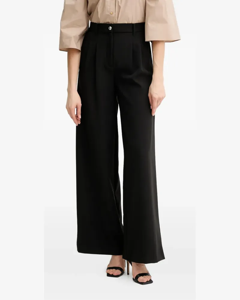 Guess Hose mit Bundfalten - Schwarz Schwarz