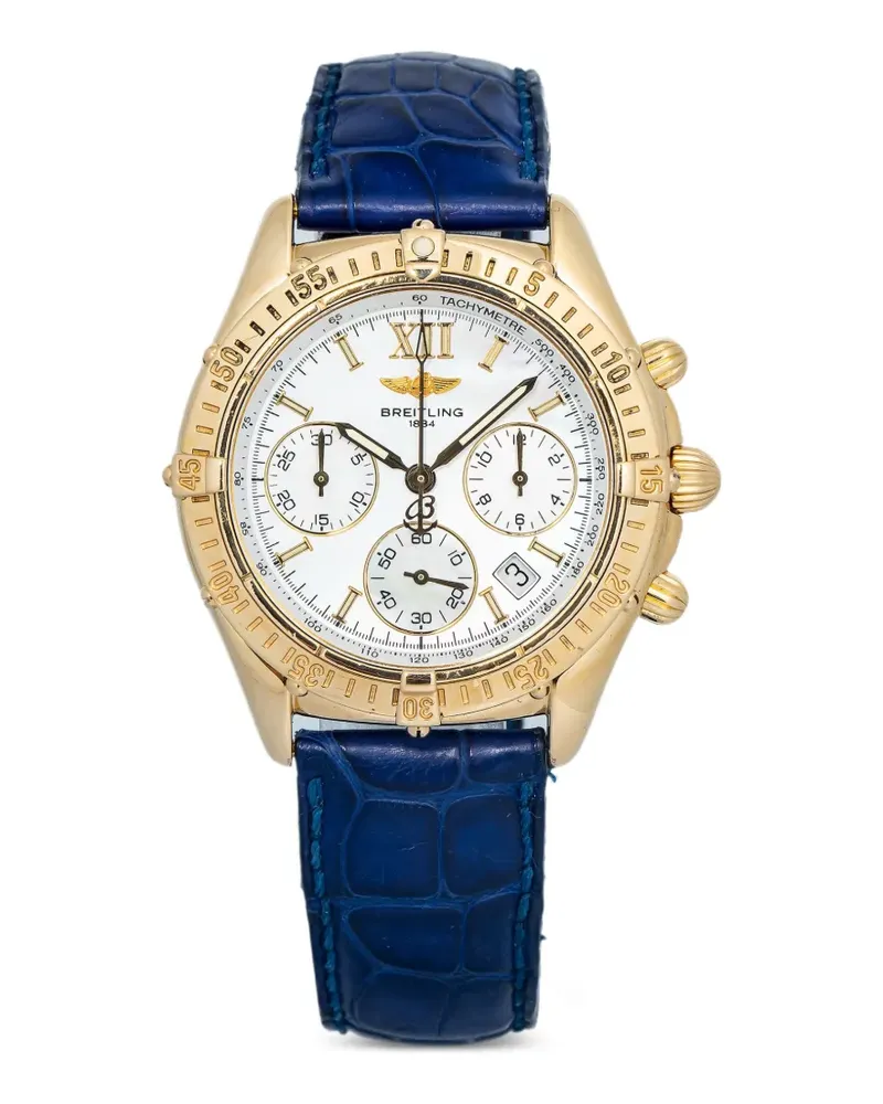 Breitling mother of pearl chronograph 40mm watch - Weiß Weiß
