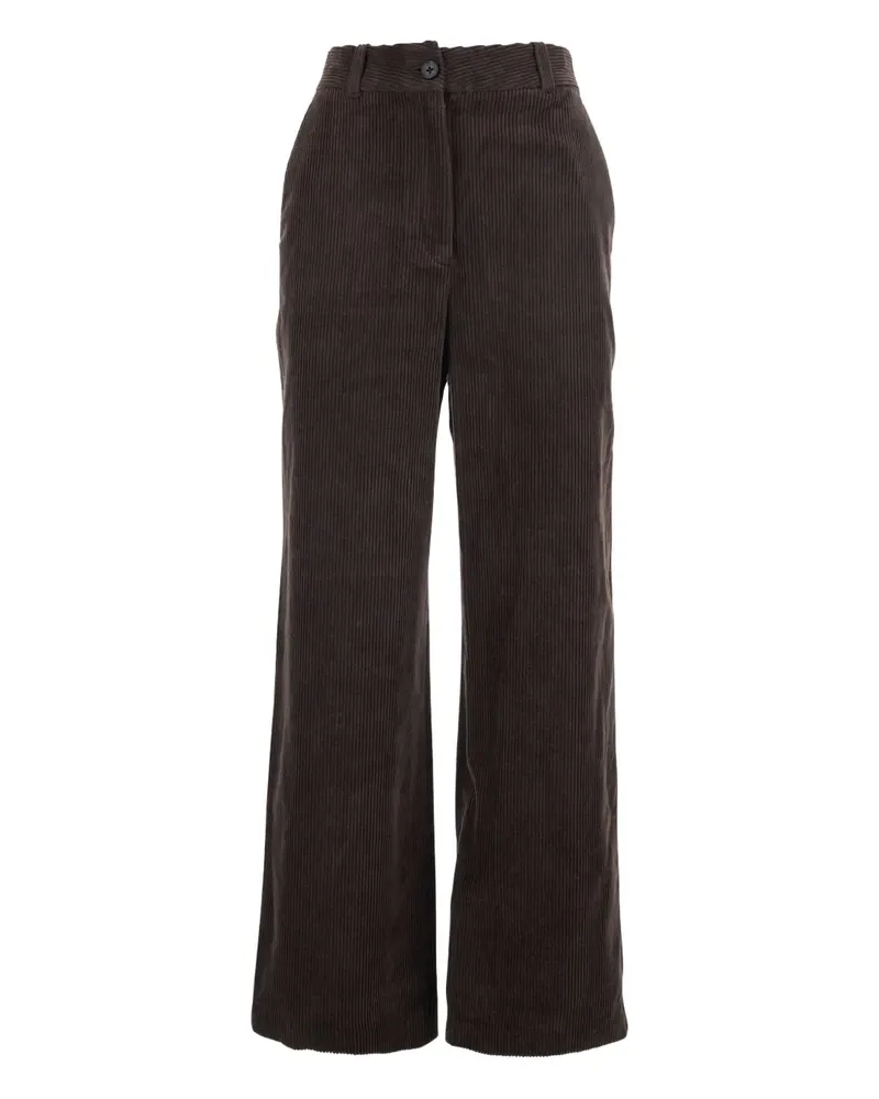 Dunst Cordhose mit weitem Bein - Braun Braun