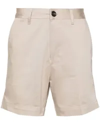 AMI Paris Chino-Shorts mit Ami de Coeur-Schild Nude