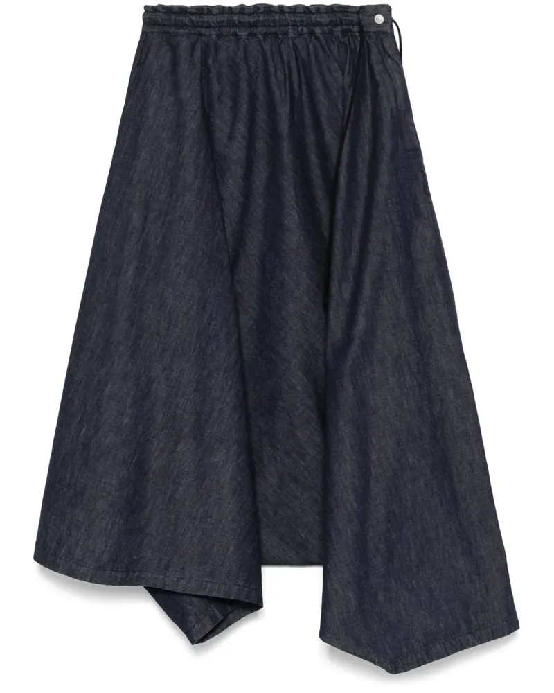 Yohji Yamamoto Jeans mit tiefem Schritt - Blau Blau