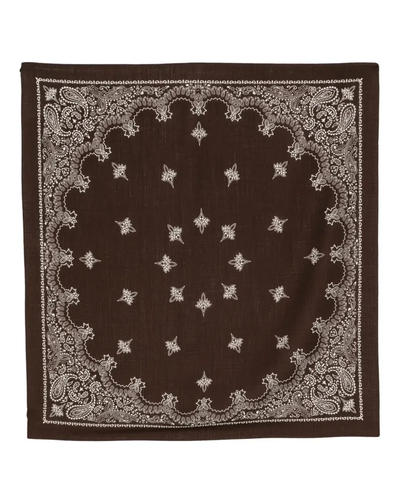Destin Bandana mit Paisley-Print - Braun Braun