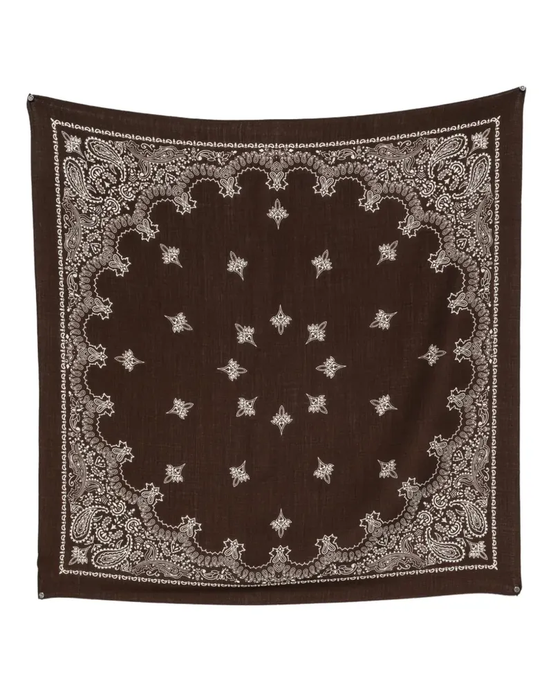 Destin Bandana mit Paisley-Print - Braun Braun