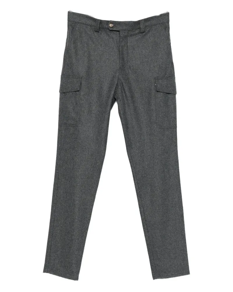 Brunello Cucinelli Hose mit aufgesetzter Tasche - Grau Grau