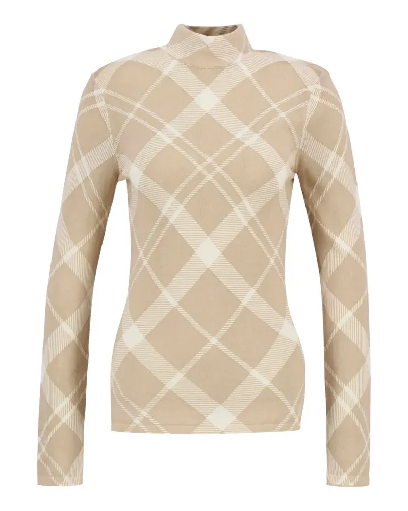 Barbour Savannah Oberteil mit Argyle-Muster - Nude Nude