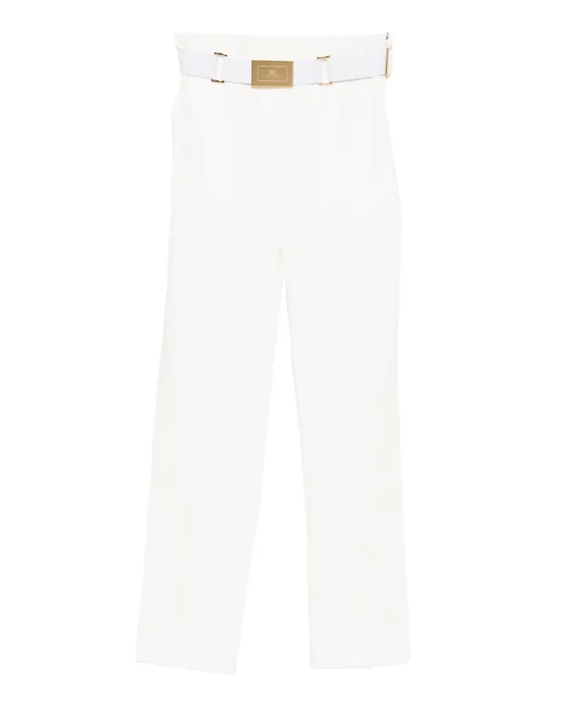 Elisabetta Franchi cropped trousers - Weiß Weiß