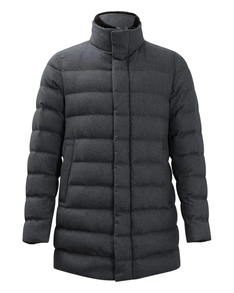 Herno Klassischer Mantel - Grau Grau