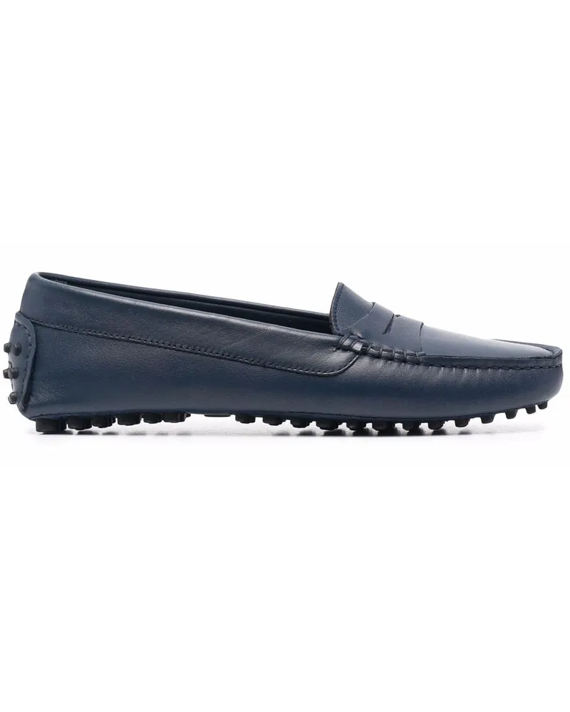 Scarosso Ashley Loafer mit mandelförmiger Kappe - Blau Blau