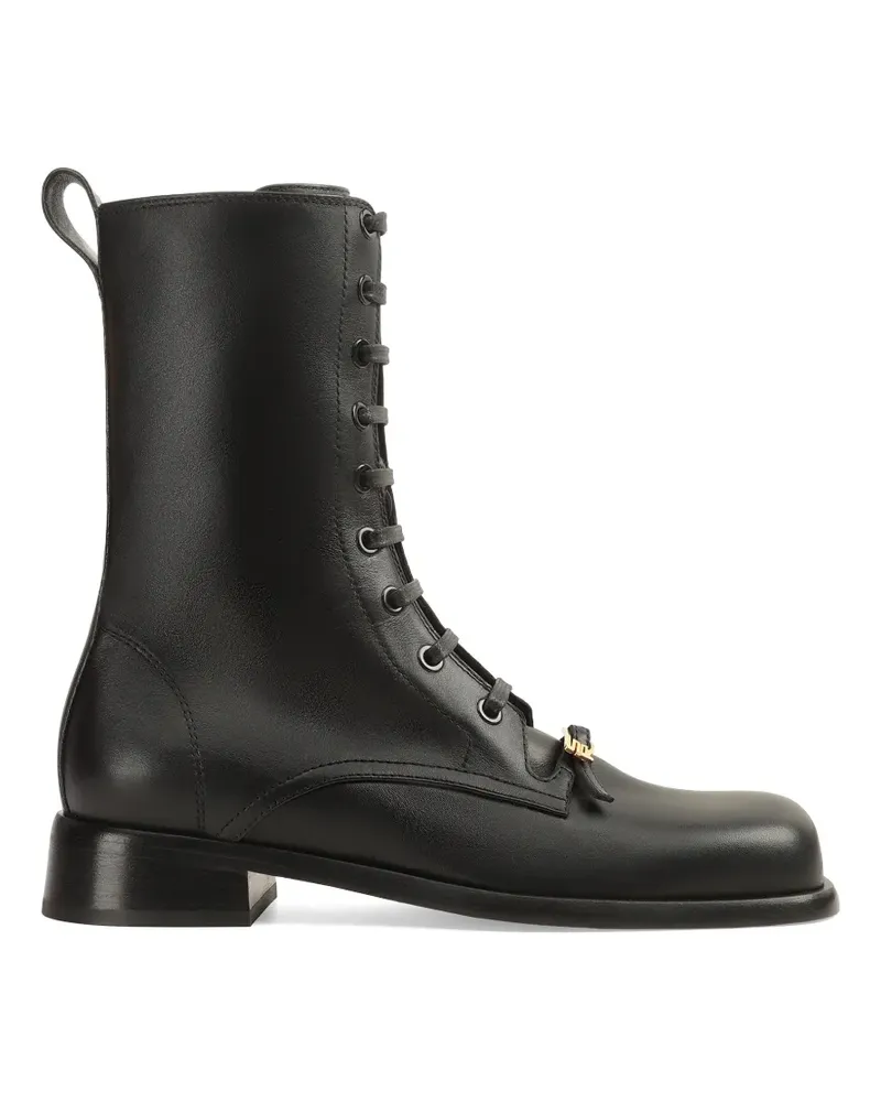 Sergio Rossi Maeven Bikerstiefel - Schwarz Schwarz