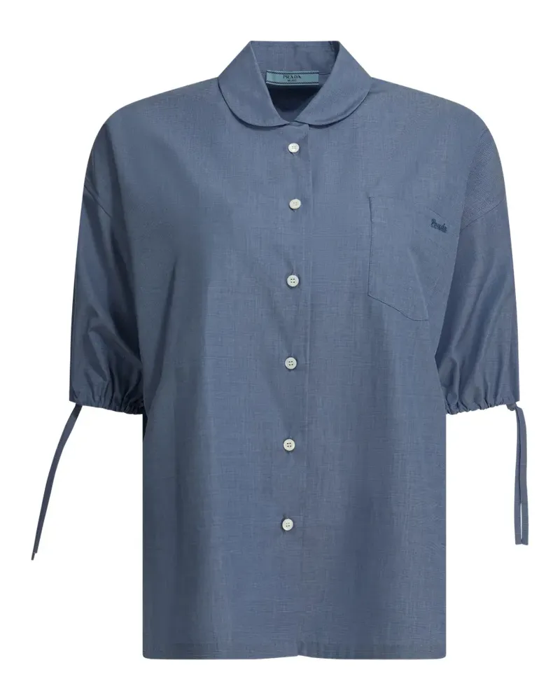 Prada chest-pocket shirt - Blau Blau