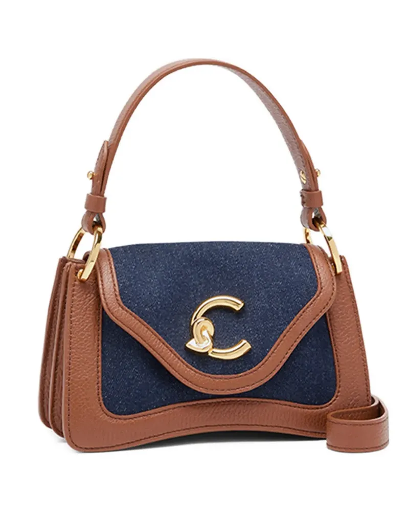 Coccinelle Mini C-Me Jeans-Umhängetasche - Blau Blau