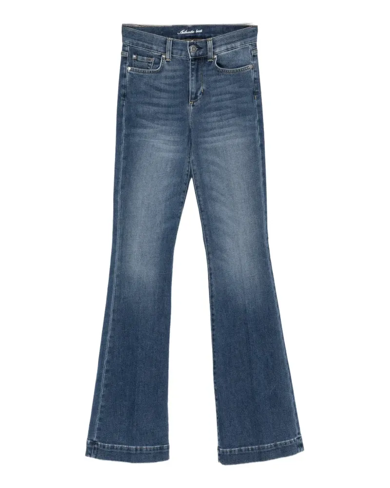 Liu Jo Schlagjeans mit Tragefalten - Blau Blau