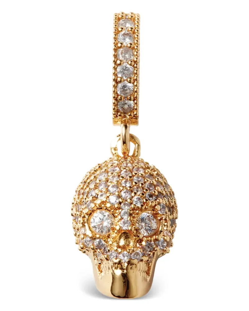 CRYSTAL HAZE Mr Nice Anhänger in Totenkopfform - Gold Gold