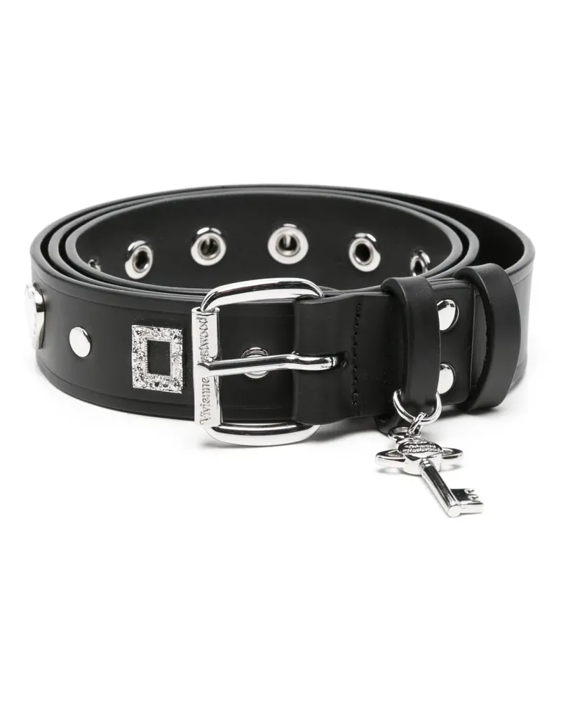 Vivienne Westwood leather belt - Schwarz Schwarz