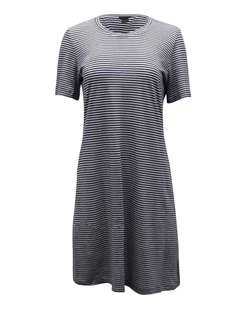 Theory Gestreiftes T-Shirtkleid - Blau Blau