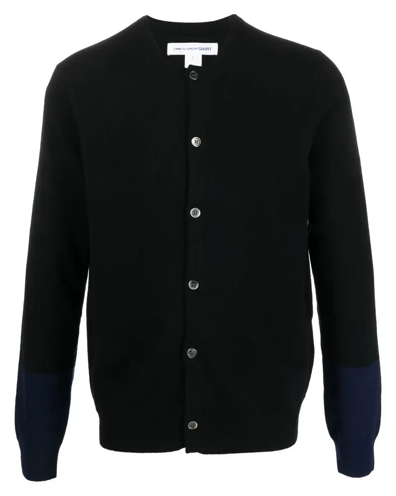 Comme des Garçons Forever Cardigan mit halblangen Ärmeln - Schwarz Schwarz