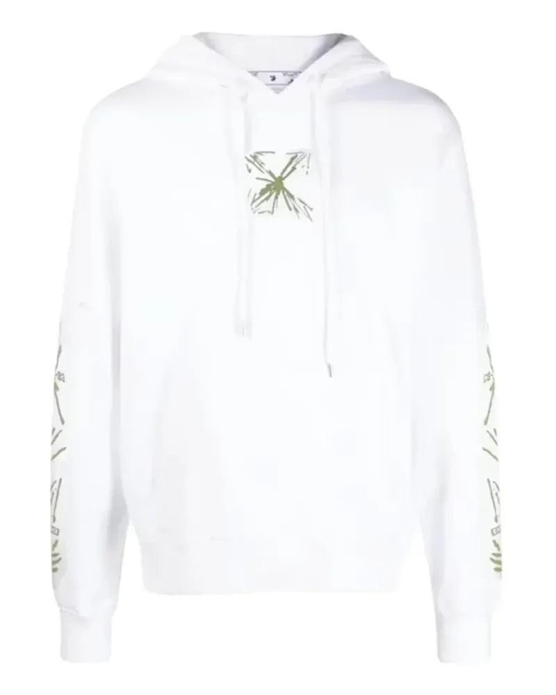 OFF-WHITE white hoodie - Weiß Weiß