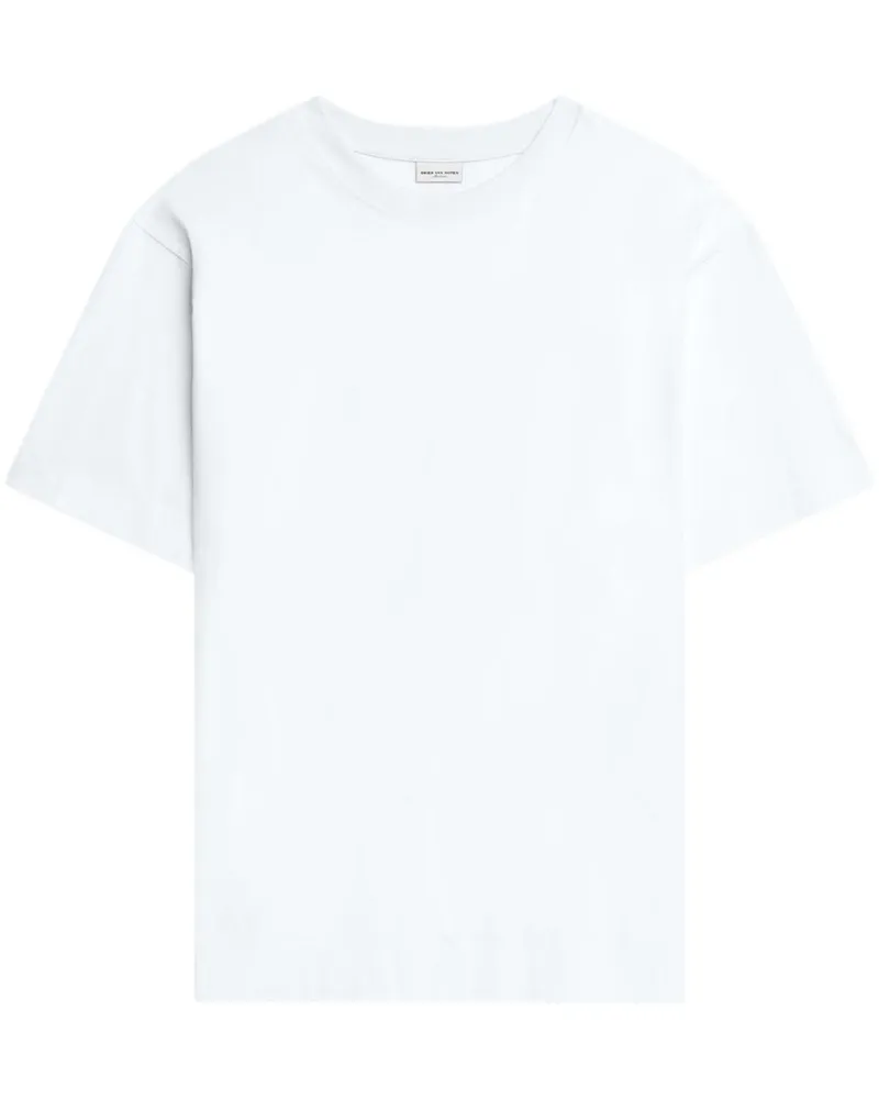 Dries van Noten T-Shirt mit rundem Ausschnitt - Weiß Weiß