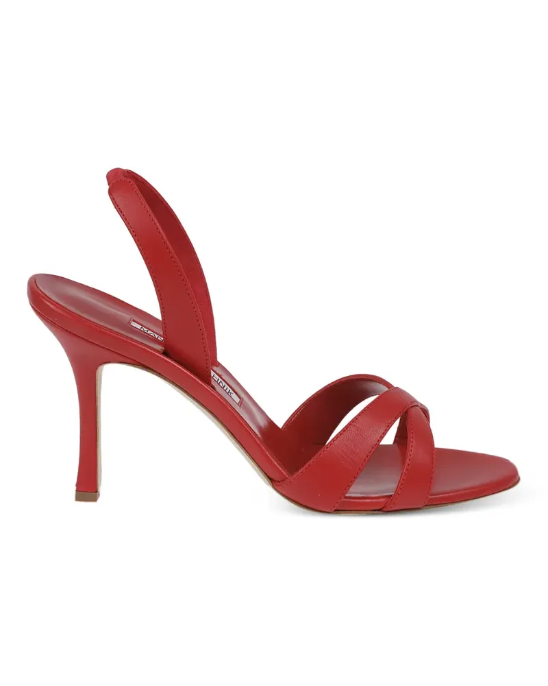Manolo Blahnik Callasli Sandalen - Rot Rot