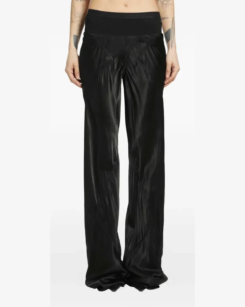 Rick Owens Bias Hose mit eckigen Taschen - Schwarz Schwarz