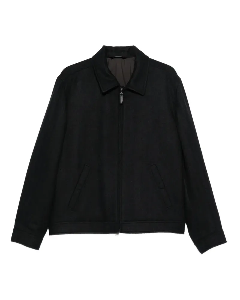 Brioni Jacke mit Reißverschluss - Schwarz Schwarz