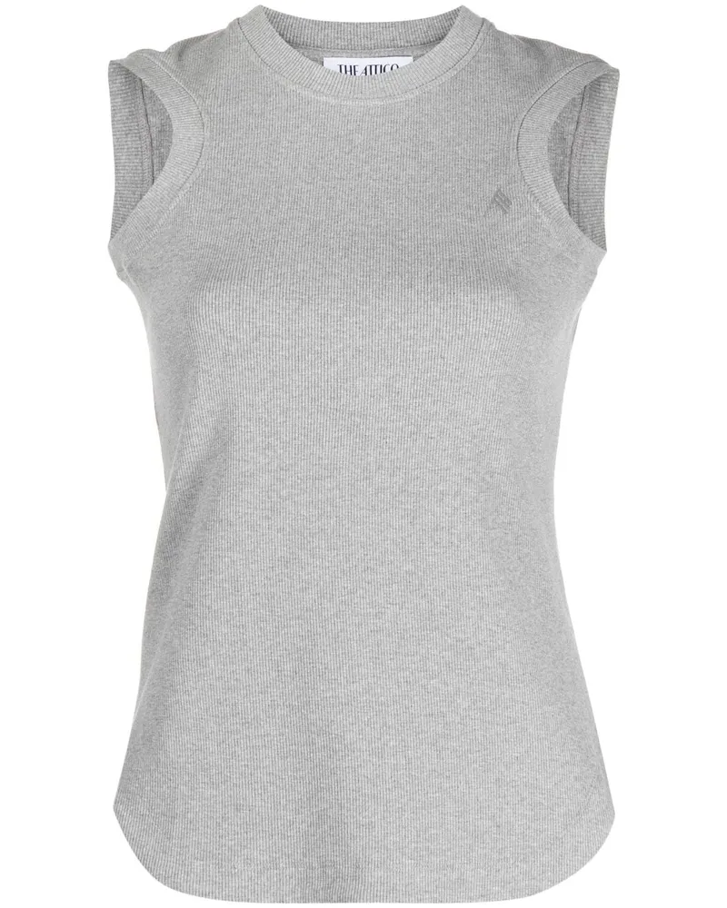 ATTICO Reese Top - Grau Grau