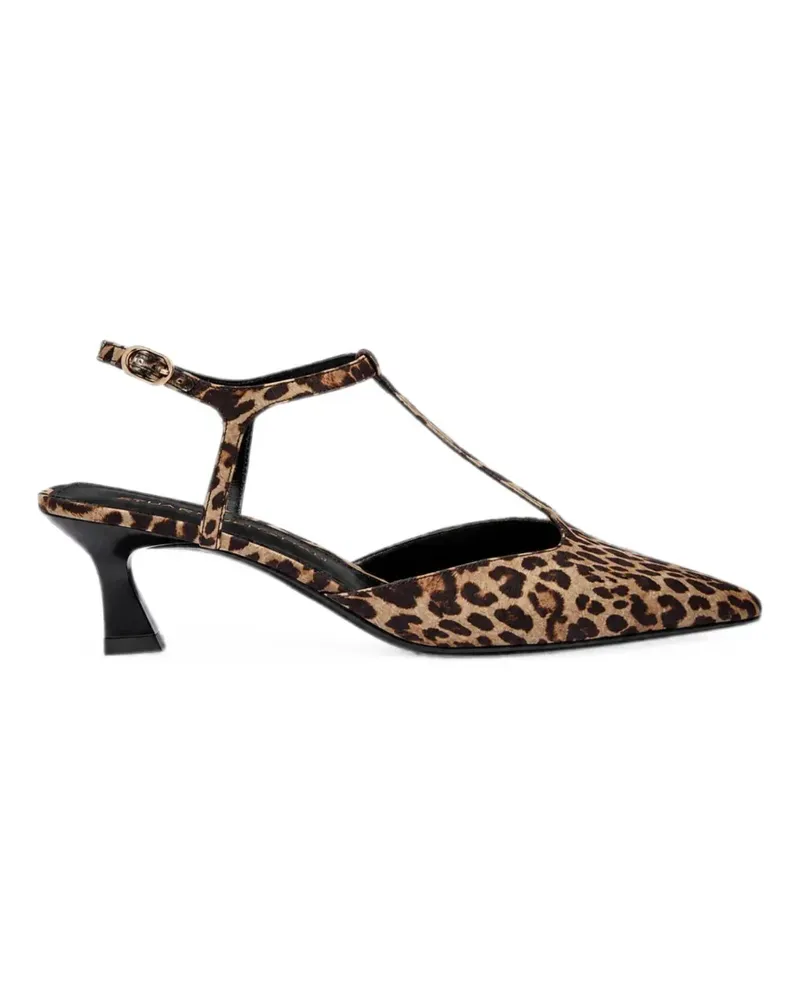 Stuart Weitzman Vinnie leopard-print pumps - Braun Braun