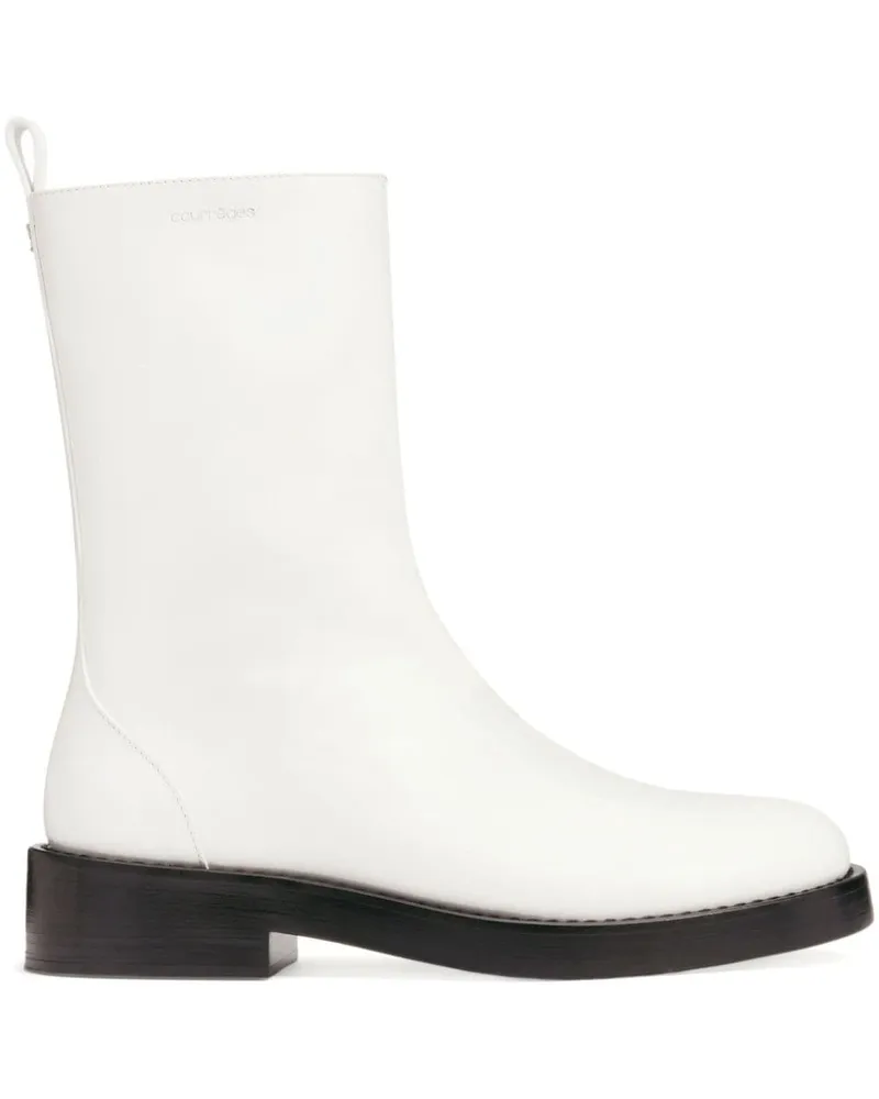 Courrèges Rider Stiefel - Weiß Weiß