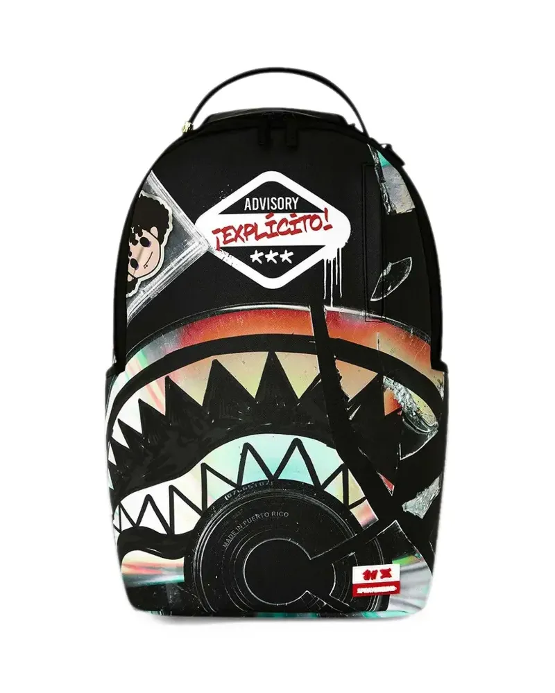 Sprayground Jon Z Burned Disc backpack - Schwarz Schwarz