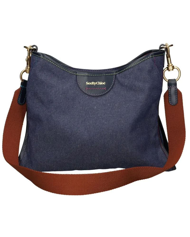 See by Chloé Schultertasche im Jeans-Look - Blau Blau